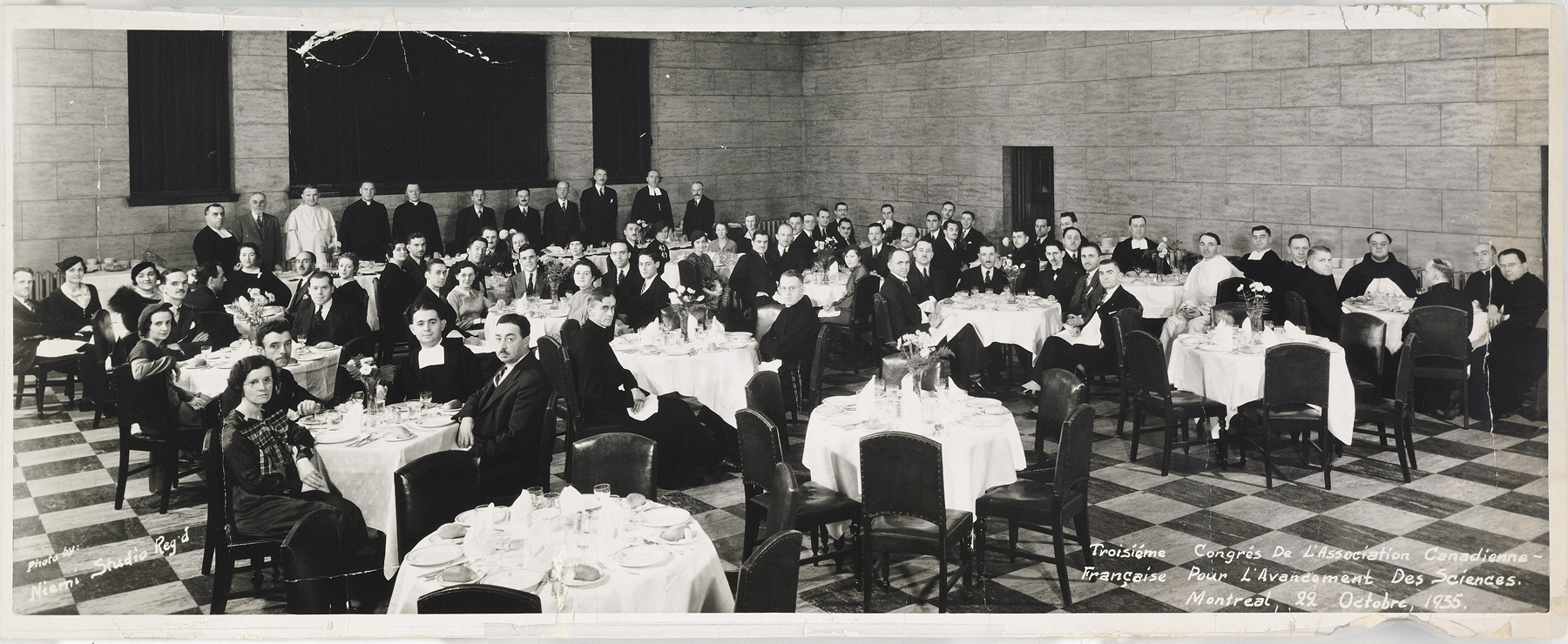 Banquet de l'Acfas en 1935