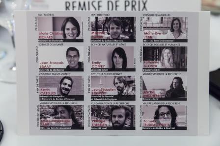 Remise de prix J2R17 Lauréats