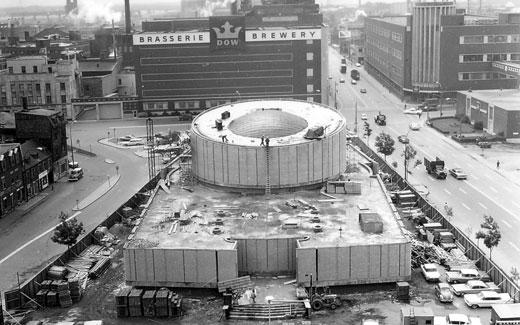Construction du planétarium