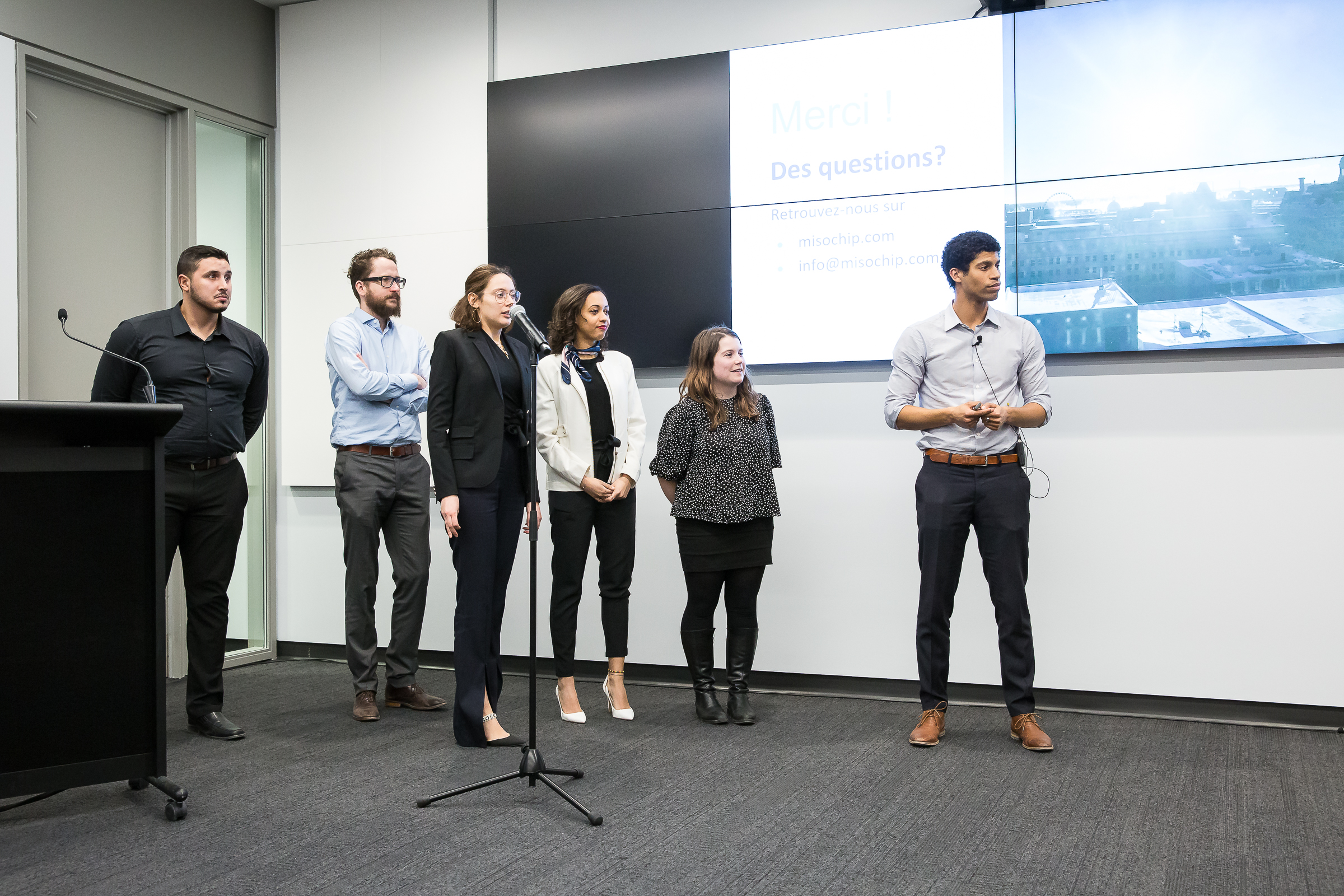 Concours Génies en affaires - Equipe gagnante prix du public - Ãdition 2019