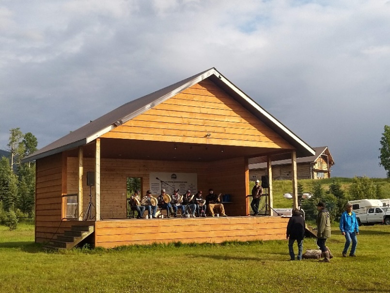 A group of people on a stage
Description automatically generated