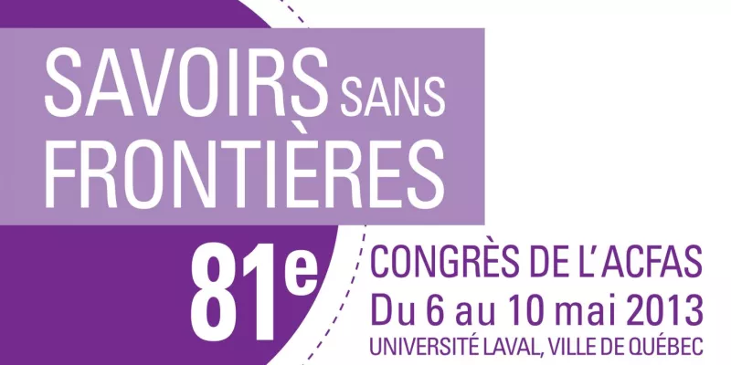 Logo du 81e Congrès de l'Acfas