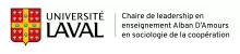 Chaire de leadership en enseignement Alban D'Amours en sociologie de la coopération