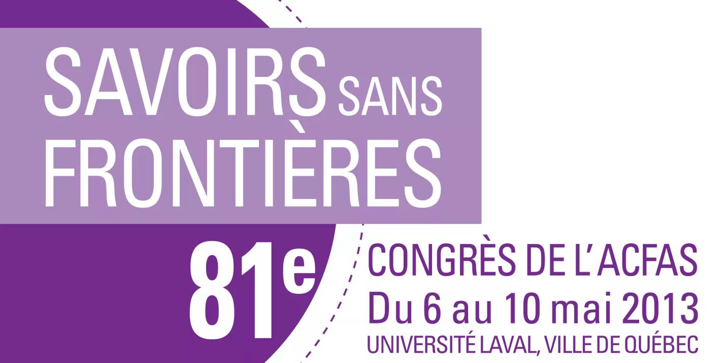 Logo du 81e Congrès de l&#039;Acfas