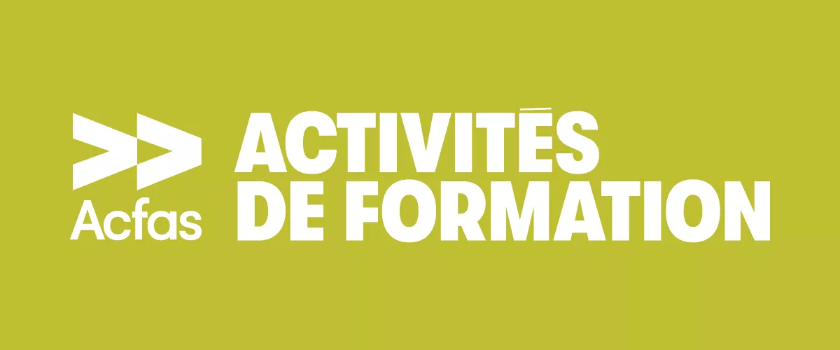 Activités de formation