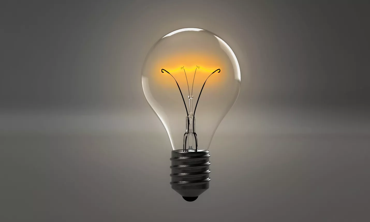 Ampoule pour représenter l&#039;inspiration