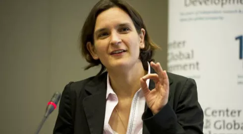 Portrait de l&#039;économiste Esther Duflo