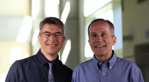 Michel Olivier et Réal Vallée