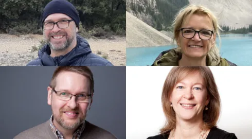 Martin Aubé, Johanne Roby , Pierre Chastenay et Marie-Élise Parent