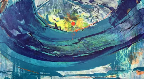 Oeuvre Blue dream de Laurie Lemieux