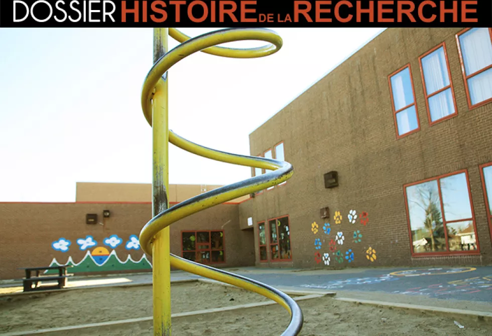 Cour de l’école primaire de l’Odyssée, Lévis