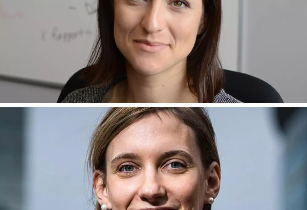 Mirelle Paquet et Catherine Xhardez