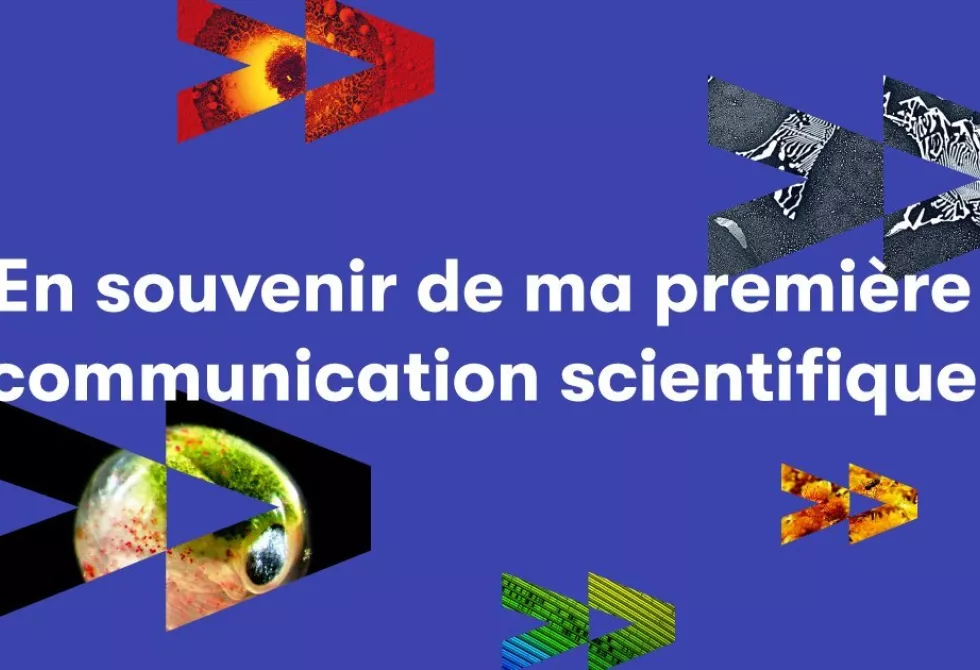En souvenir de ma première communication scientifique