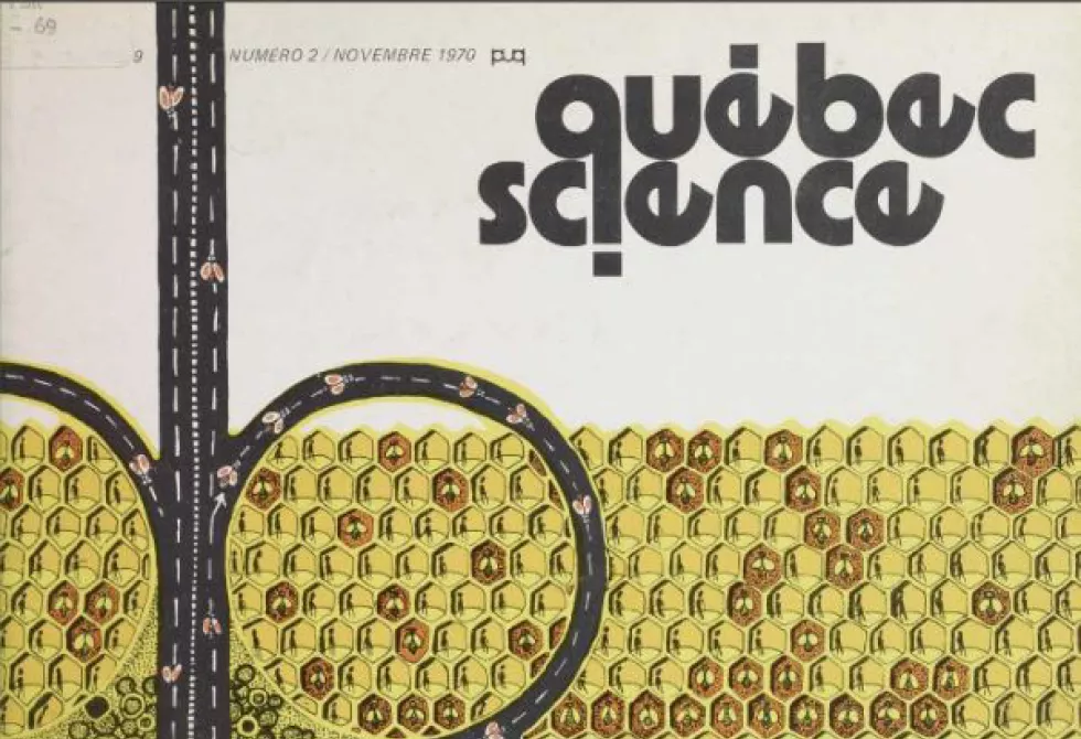 Extrait de couverture du Magazine QUébec Science