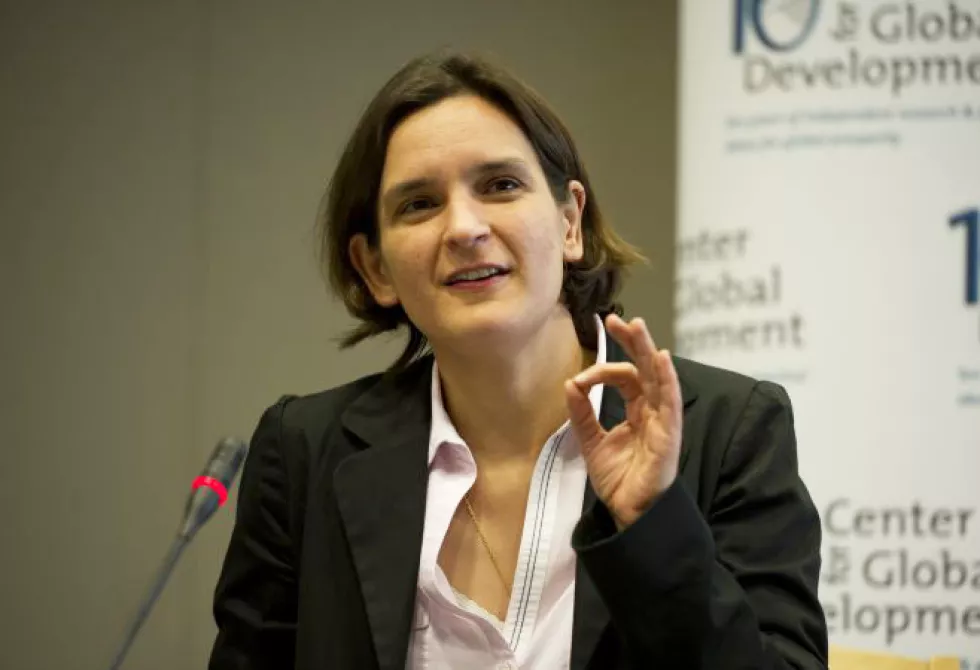 Portrait de l&#039;économiste Esther Duflo