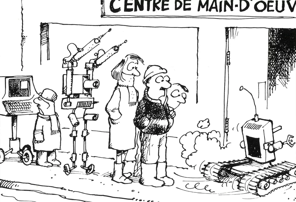 Cahier scientifique illustré par Jacques Goldstyn