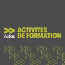 Activités de formation