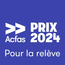 Prix relève Acfas