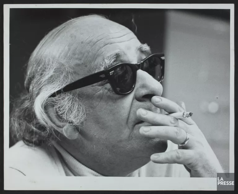 Marcel Rioux, entre 1966 et 1975 Source : Fonds La Presse - BAnQ Vieux-Montréal 